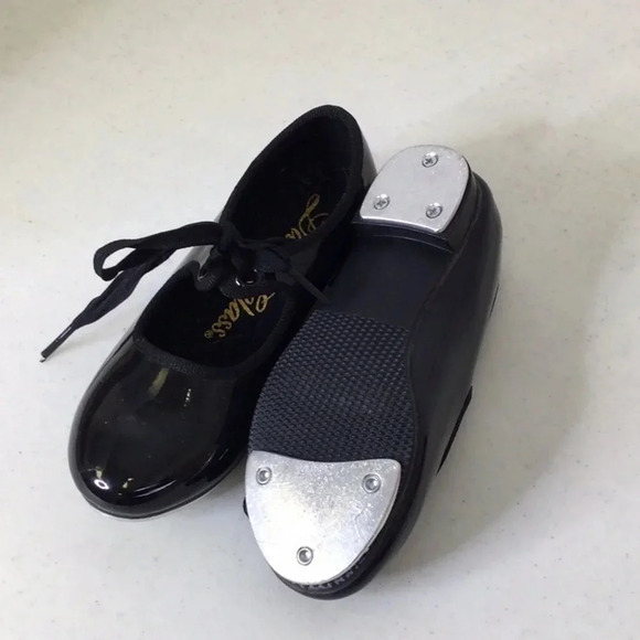 Dance Class Girls Tap Shoes size 8.5 - Picture 1 of 5